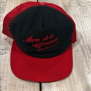 Snap Red and Black Cap